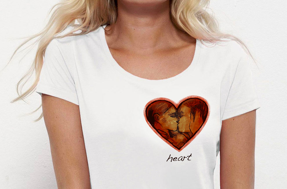 Heart t-shirt